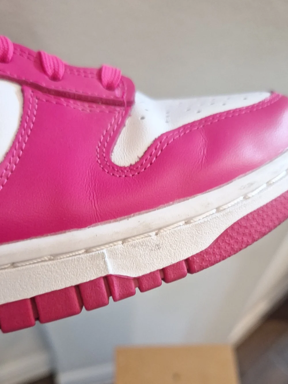 Nike Dunk High Prime Pink & White Combo Sneakers Women's Size 9
